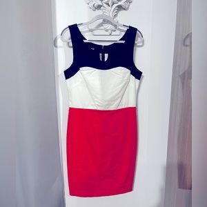 NWOT-Color block dress size medium